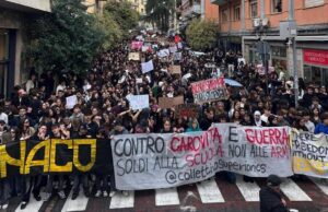 corteo studenti scuola