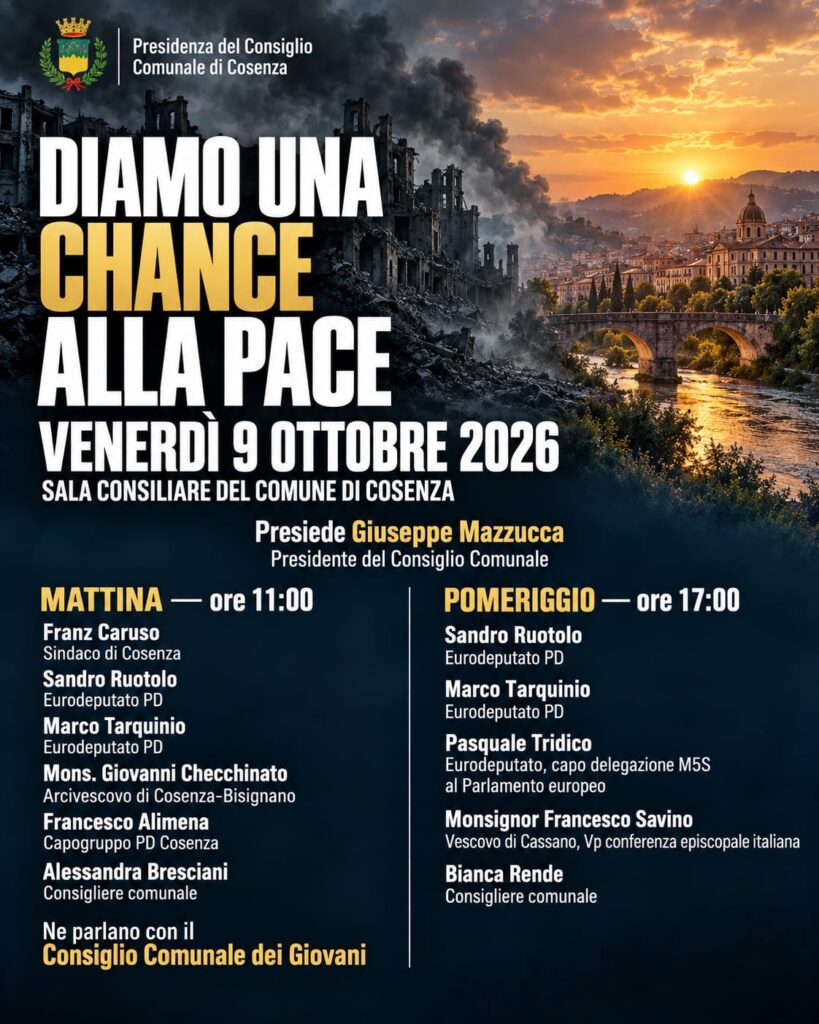diamo una chance alla Pace