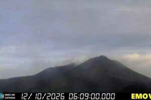 eruzione etna 12 ottobre