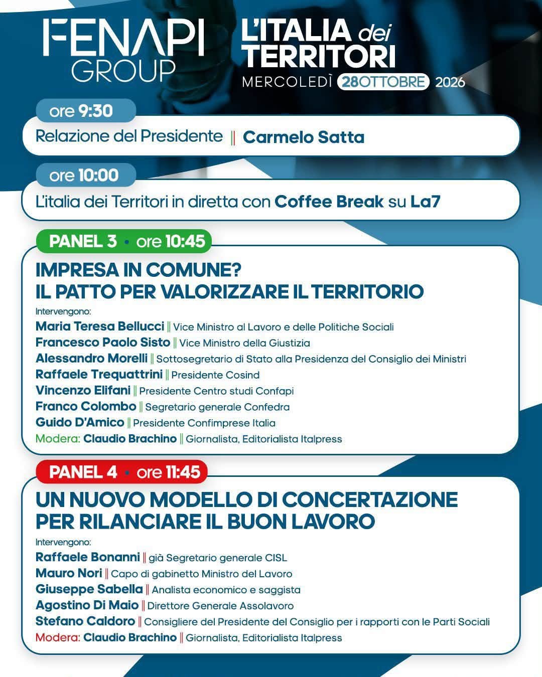 evento nazionale Sud chiama Nord e sindaci d'Italia