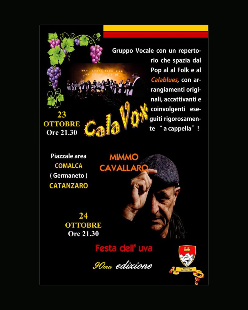 festa dell'uva catanzaro