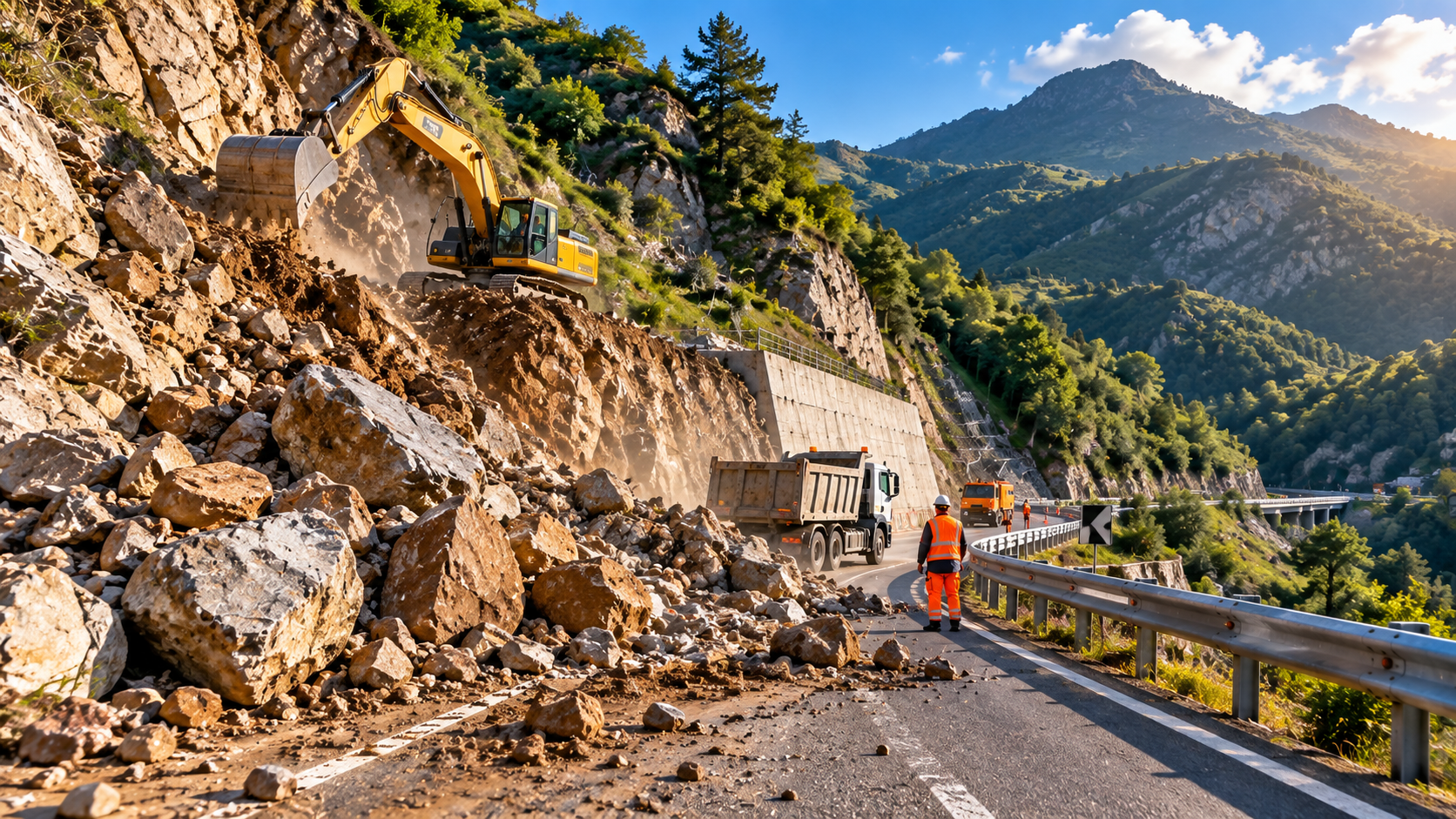 frana su strada