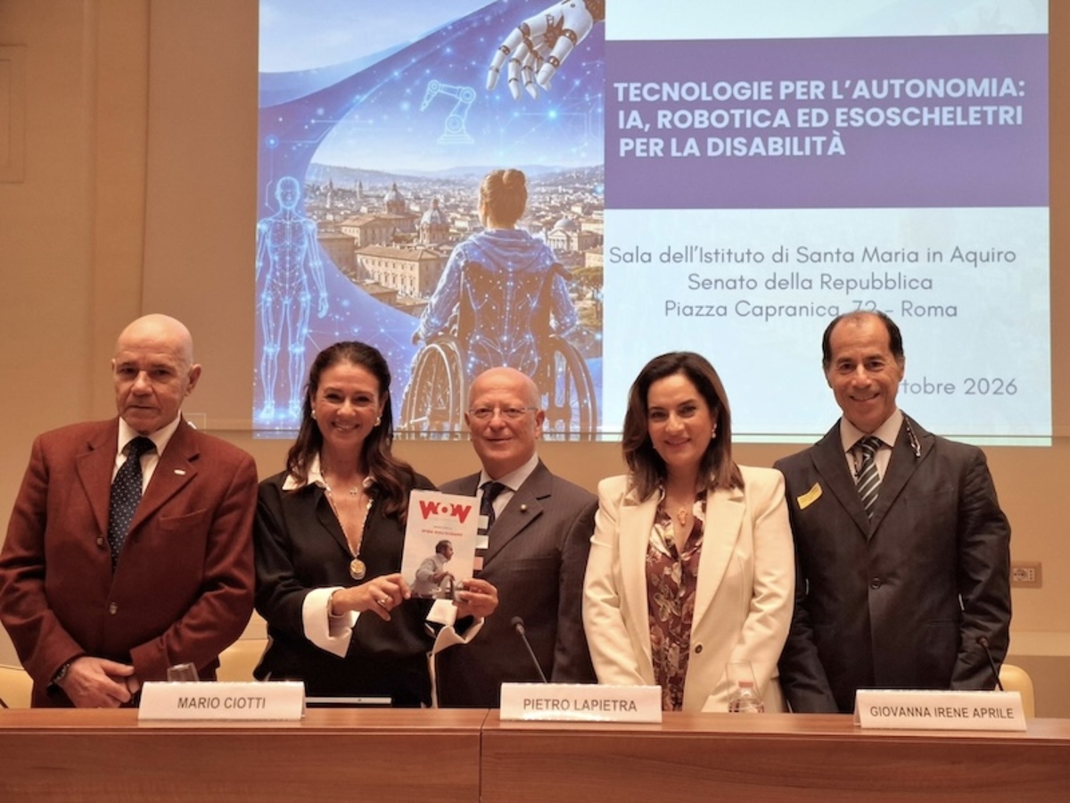 giusy versace convegno Tecnologie per l’autonomia IA, robotica ed esoscheletri per la disabilità