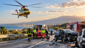 incidente ambulanza elisoccorso vigili del fuoco