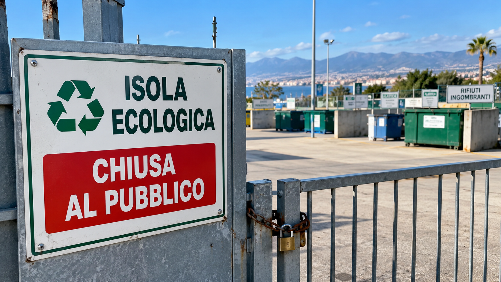 isola ecologica chiusa