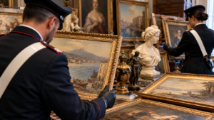 ispezione carabinieri quadri e opere d'arte