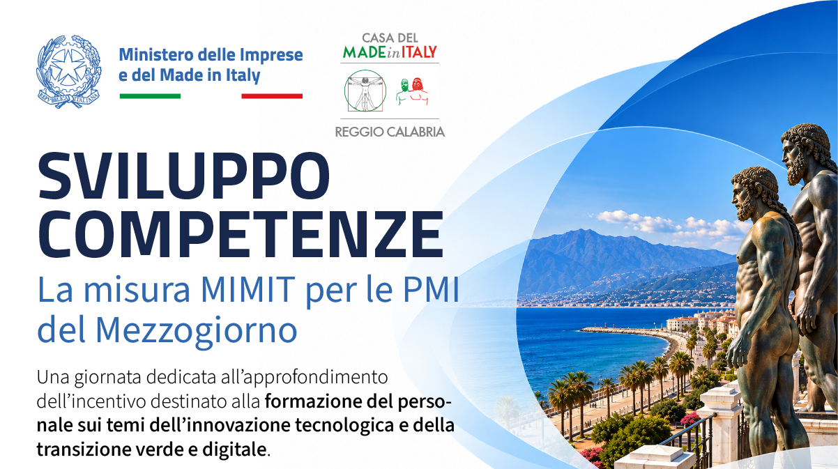 locandina convegno mimit per pmi sud a reggio calabria