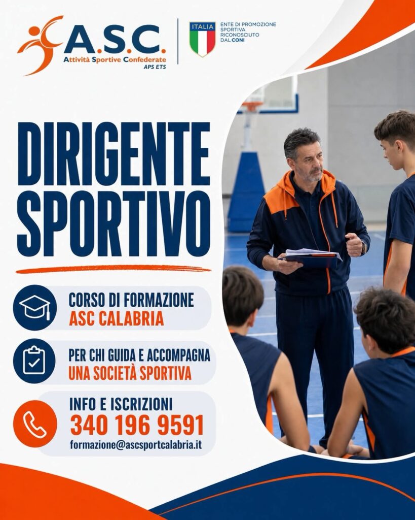 locandina corso ASC Calabria