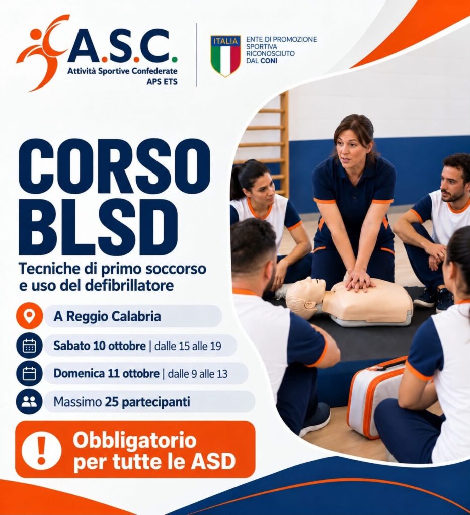 locandina corso ASC Calabria