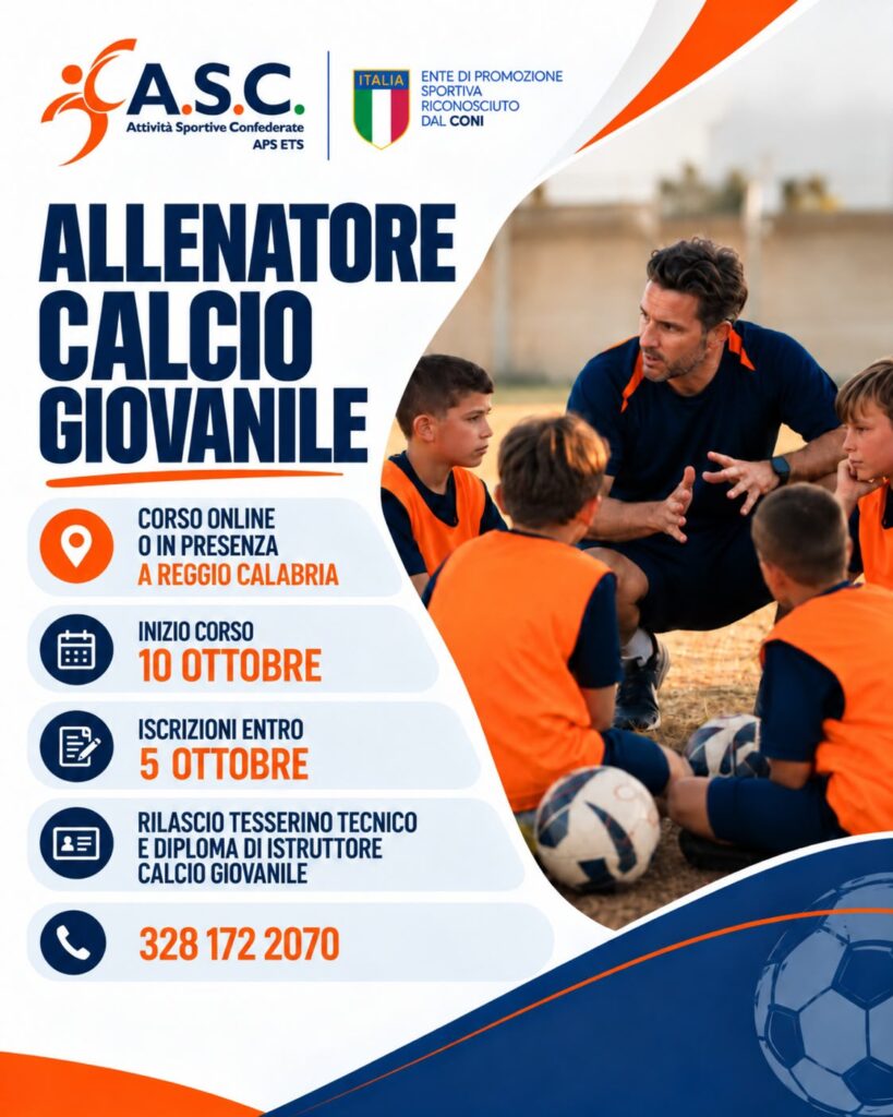 locandina corso ASC Calabria