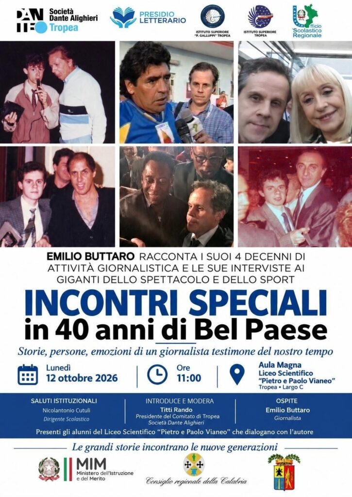 locandina evento incontri speciali con emilio buttaro