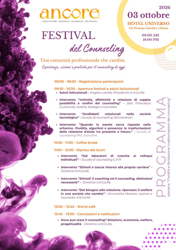 locandina festival counseling