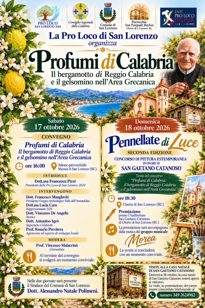locandina profumi di calabria