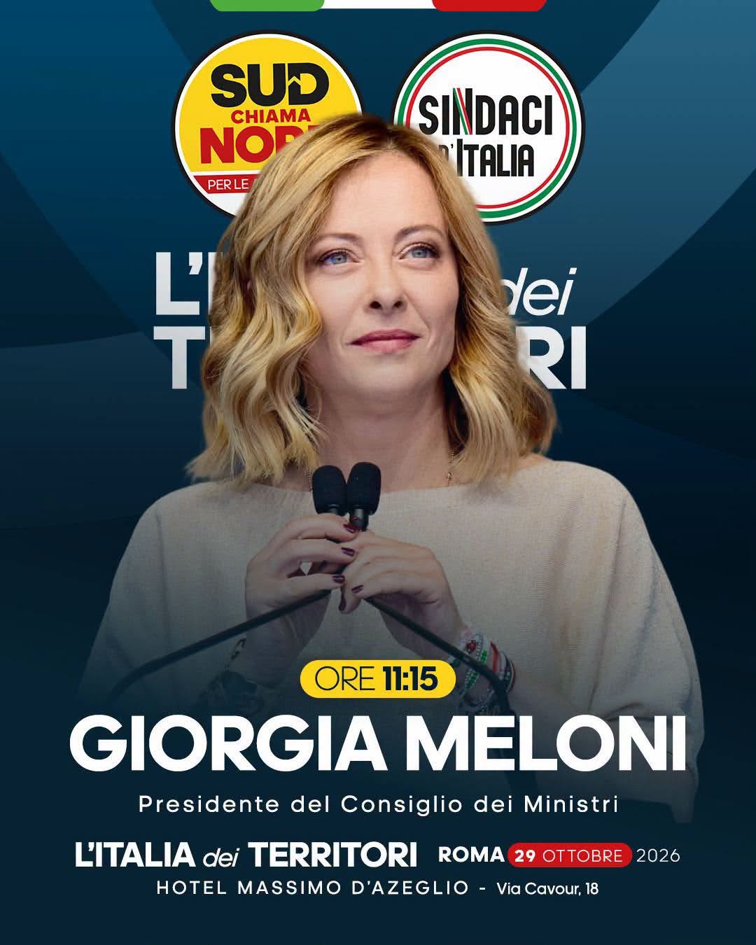 meloni sud chiama nord