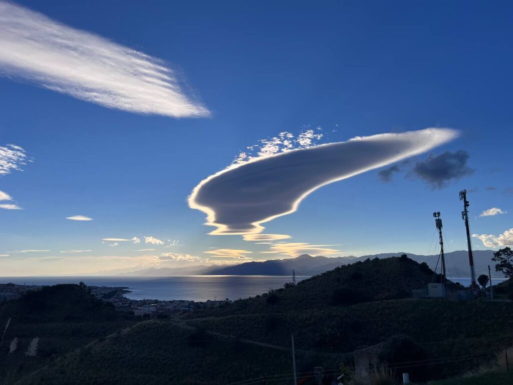 nubi lenticolari reggio calabria