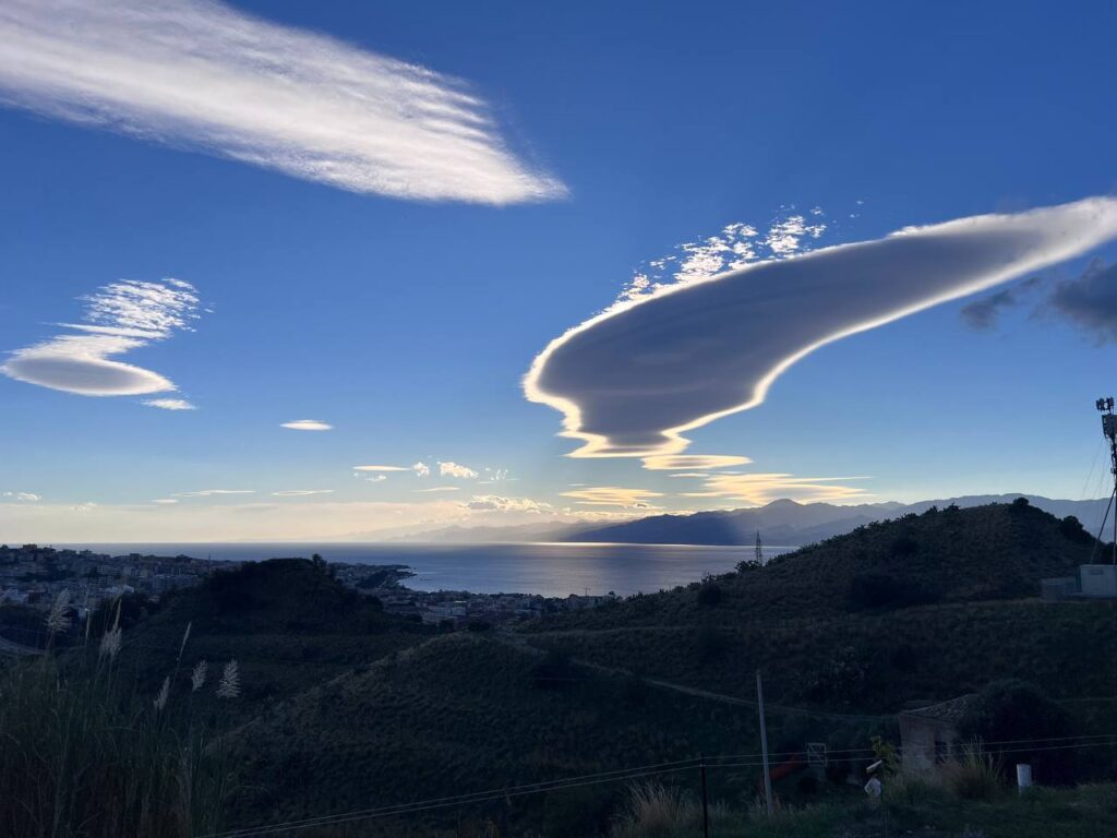 nubi lenticolari reggio calabria