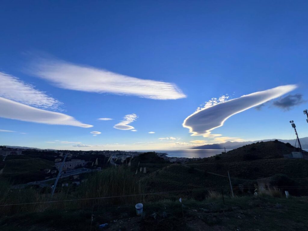 nubi lenticolari reggio calabria