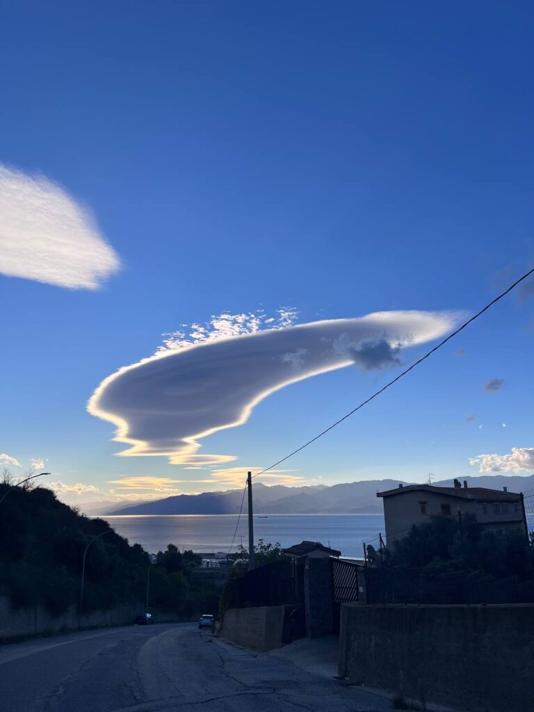 nubi lenticolari reggio calabria