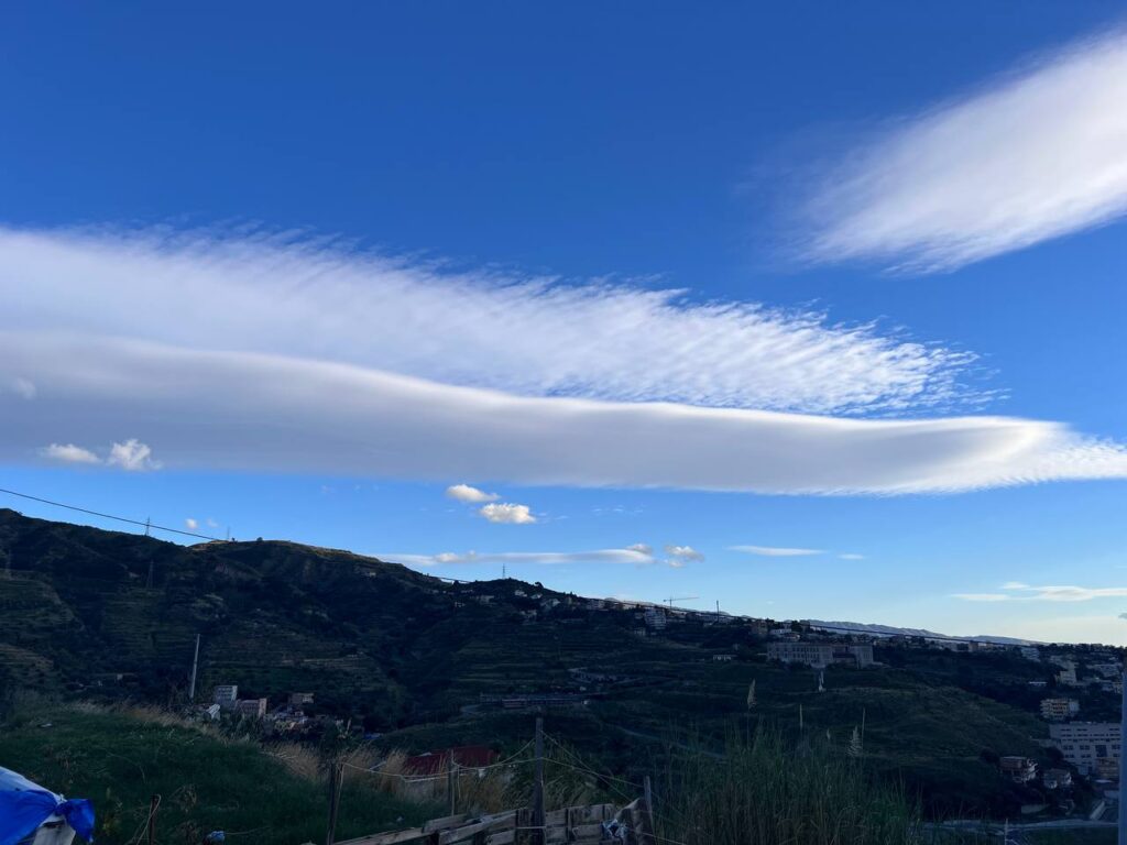 nubi lenticolari reggio calabria