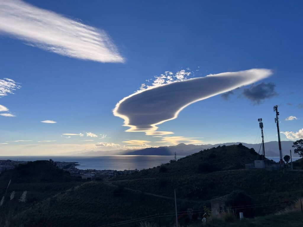 nubi lenticolari reggio calabria
