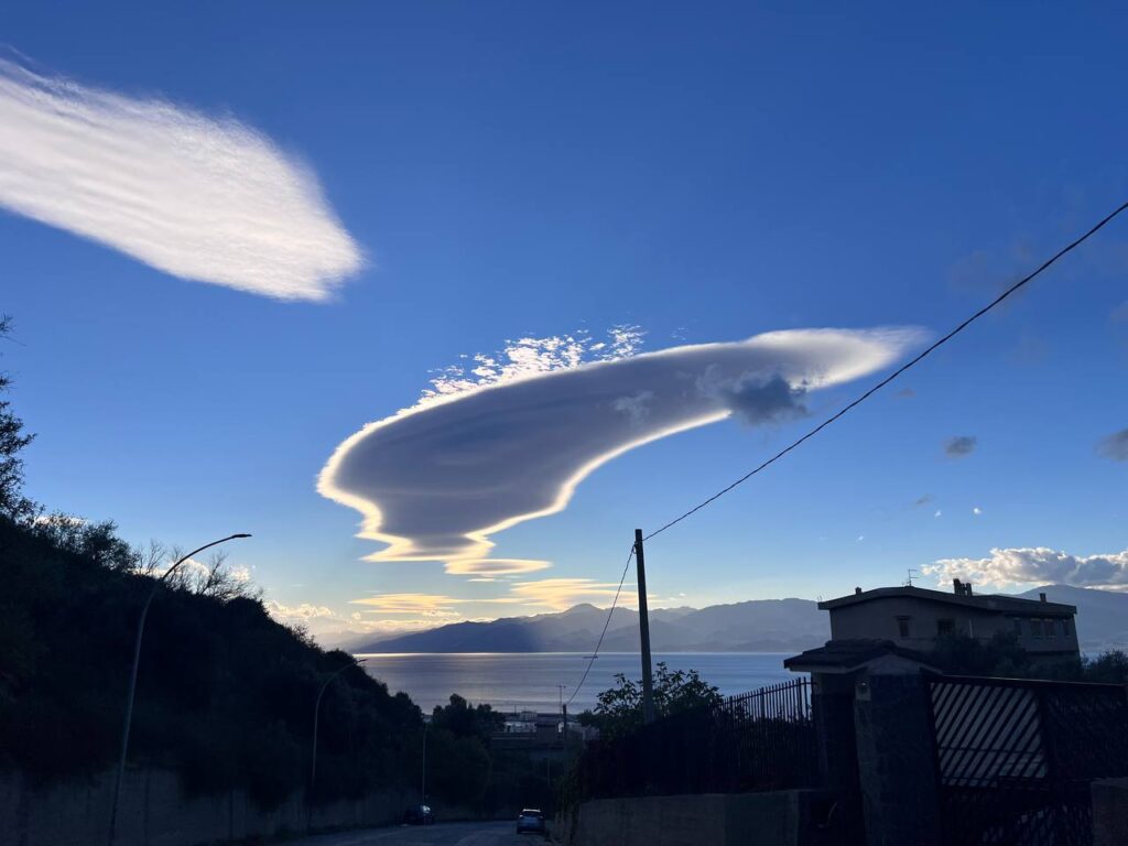 nubi lenticolari reggio calabria