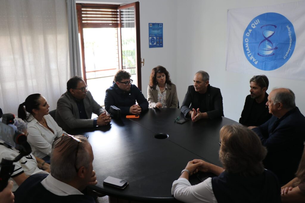 partiamo da qui incontra tommaso calderone