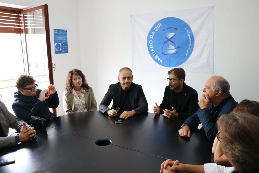 partiamo da qui incontra tommaso calderone