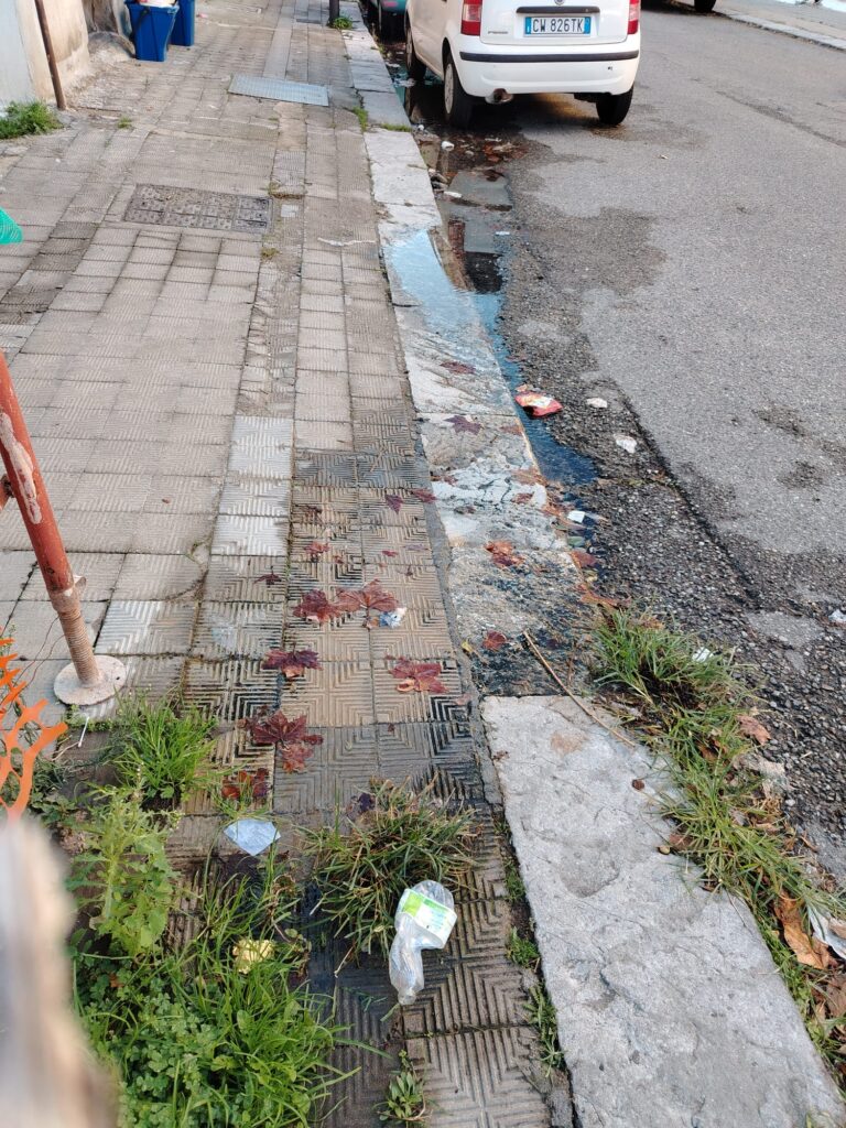 perdite idriche via Brancati e via Monsolini