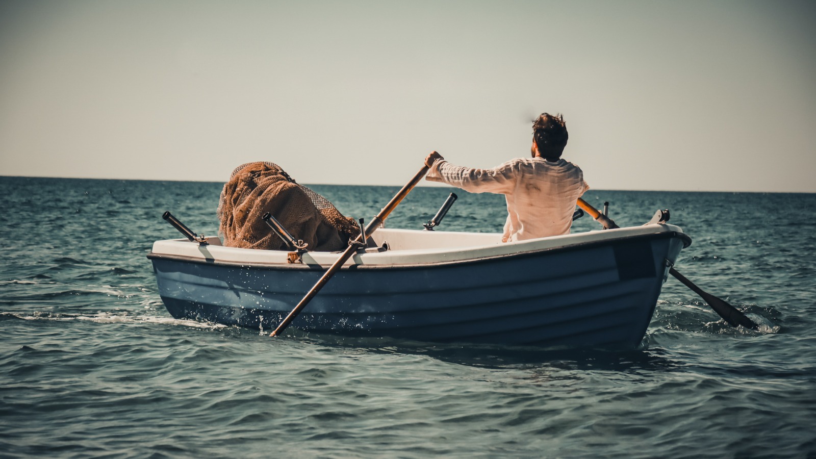 pescatore in barca