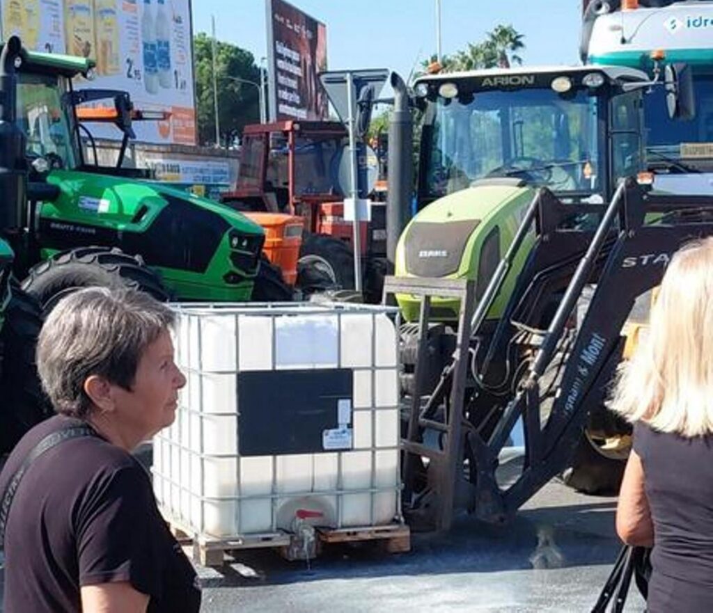 protesta caro carburante