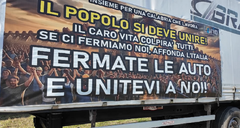 Gioia Tauro, prosegue la protesta degli autotrasportatori: al presidio anche il senatore Tilde Minasi | INTERVISTE