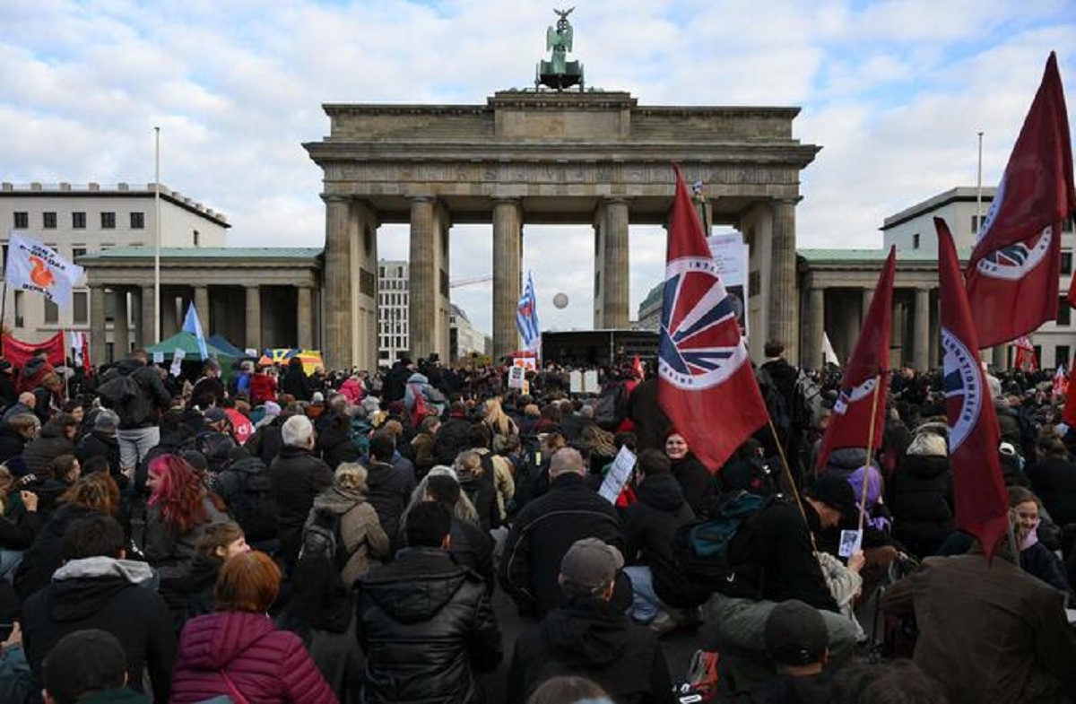 GERMANY-POLITICS-PROTESTS