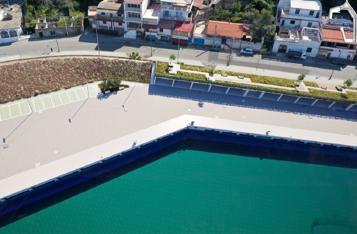 rendering lavori porto palmiPalmi