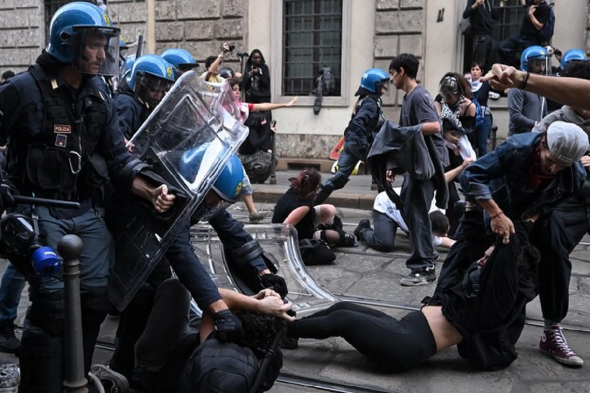 scontri polizia