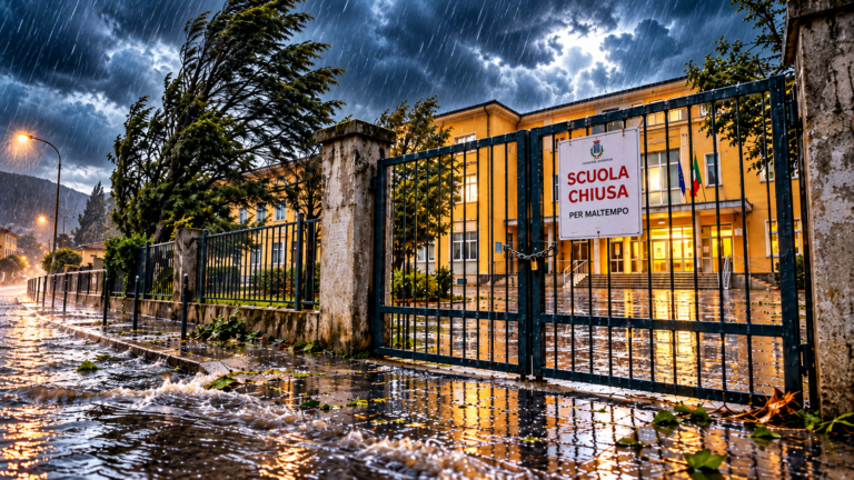 scuola chiusa maltempo