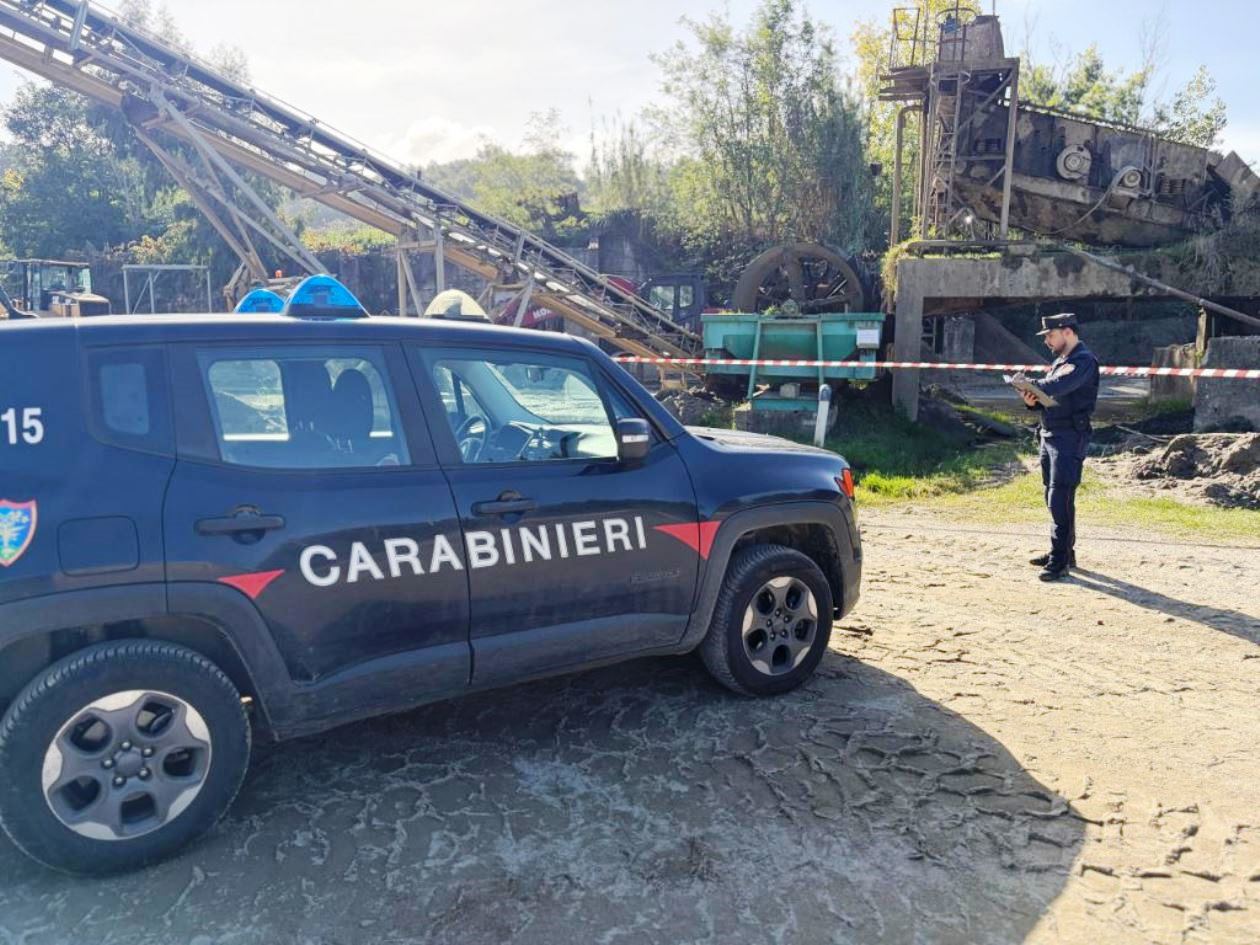 sequestro impianto di trattamento inerti