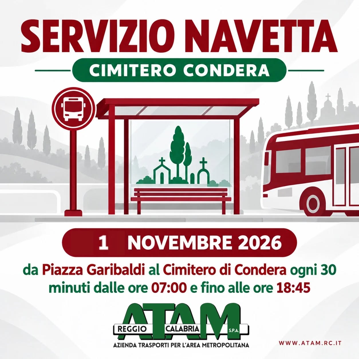 servizio navetta condera cimitero