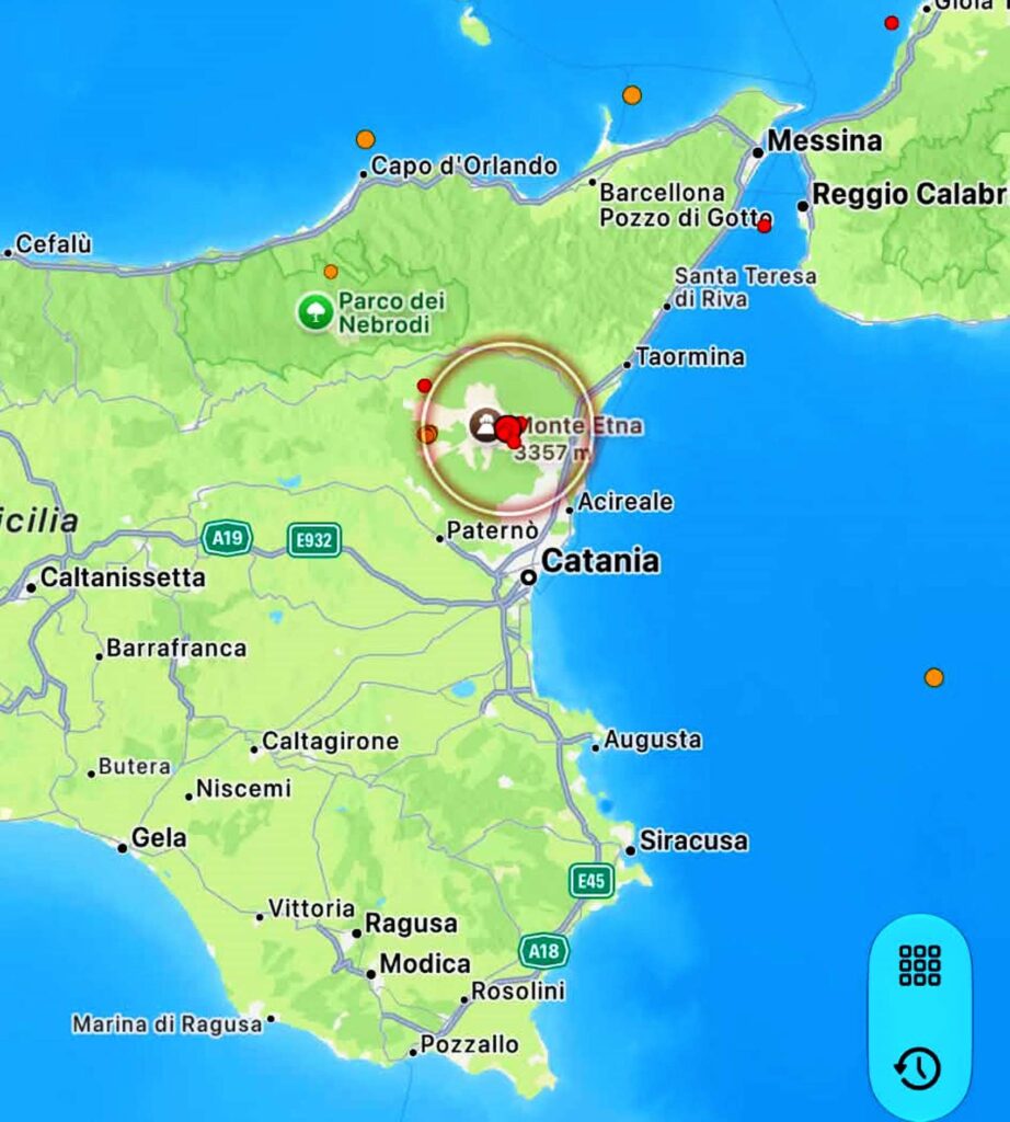 terremoto etna