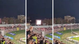 tifosi del palermo esultano a mantova