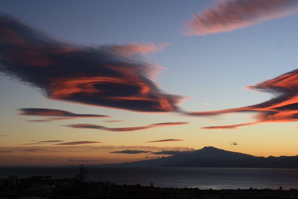 nubi lenticolari reggio calabria