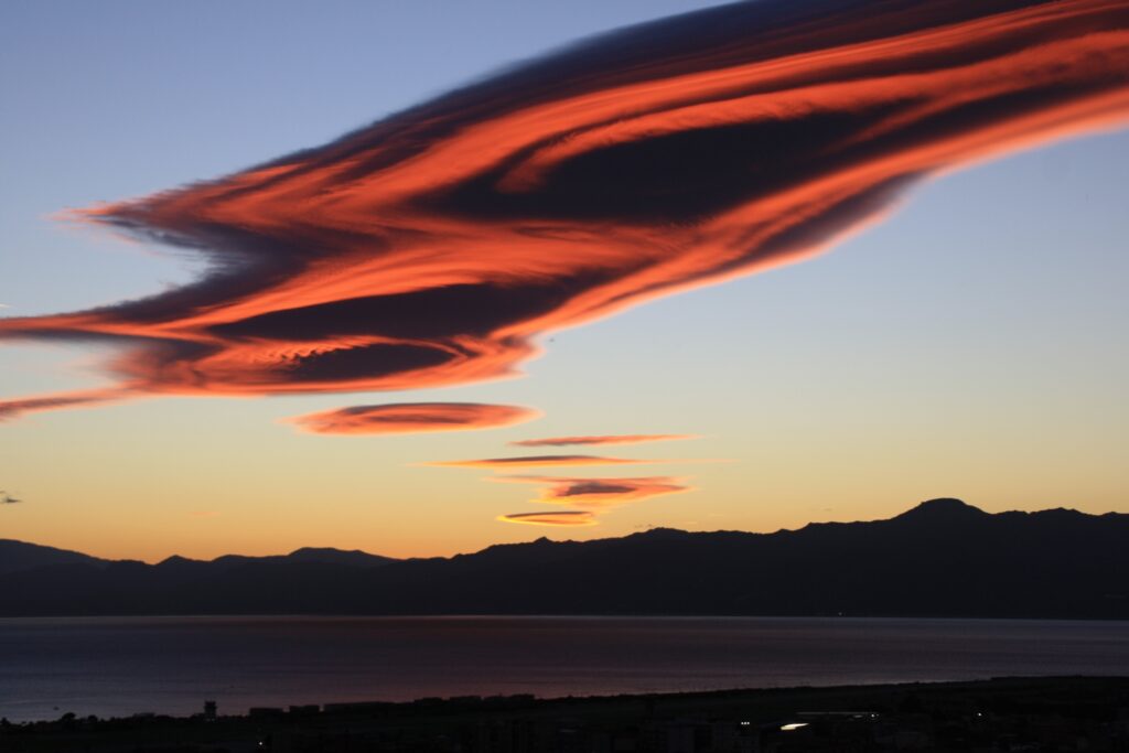 nubi lenticolari reggio calabria