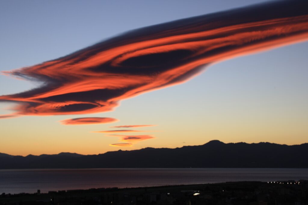 nubi lenticolari reggio calabria